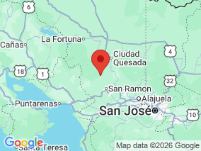 Map of Site Report: Bosque Nuboso el Cocora, Costa Rica